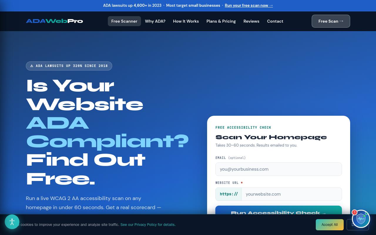 Screenshot of ADAWebPro